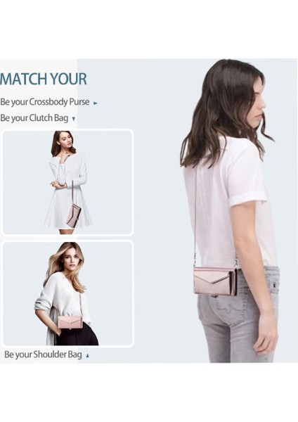 Cüzdan Crossbody Kılıf Için Google Piksel 9 Pro Fermuar Faturaları Yuvası Kart Tutucu (Yurt Dışından)