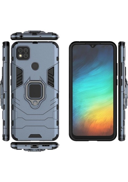 Halka Araba Dağı Kickstand Vaka Xiaomi Redmi 9C/10A Kickstand Darbeye (Yurt Dışından)