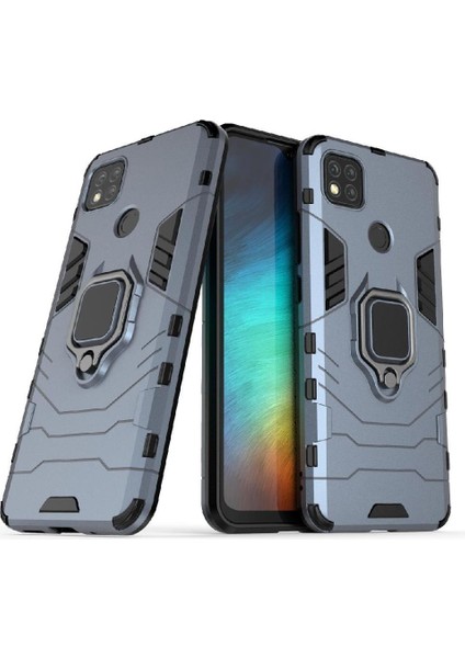 Halka Araba Dağı Kickstand Vaka Xiaomi Redmi 9C/10A Kickstand Darbeye (Yurt Dışından)