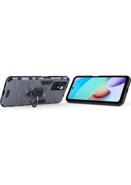 Halka Araba Montaj Kickstand Durumda Xiaomi Redmi Için 10 2022 Askeri Sınıf Yüzük (Yurt Dışından) indirimleri