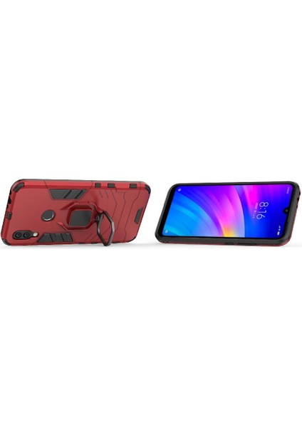 Halka Araba Montaj Kickstand Durumda Xiaomi Redmi 7 Için Kickstand Askeri Sınıf (Yurt Dışından) fiyatları