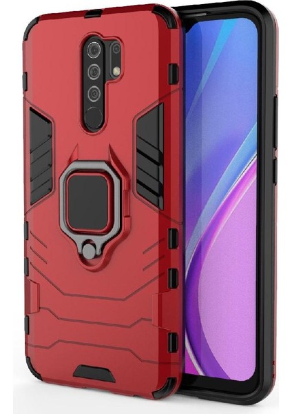 Halka Araba Dağı Kickstand Vaka Xiaomi Redmi 9 Başbakan Darbeye Askeri (Yurt Dışından) modelleri