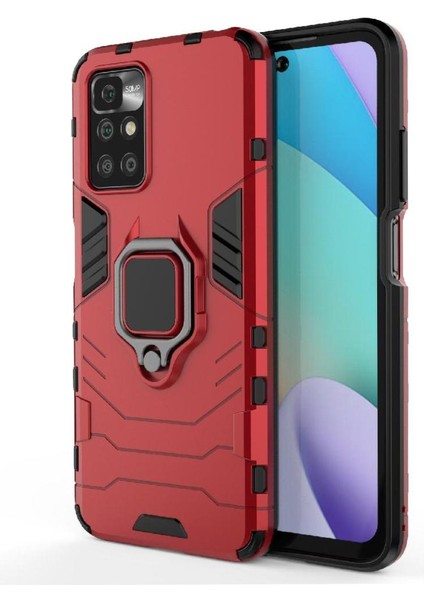 Halka Araba Montaj Kickstand Durumda Xiaomi Redmi Için 10 2022 Askeri Sınıf Yüzük (Yurt Dışından) modelleri