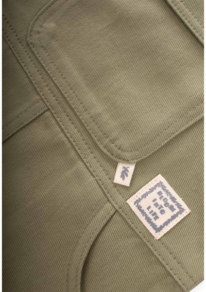 Gabardin Jile 2-7 Yaş Olive