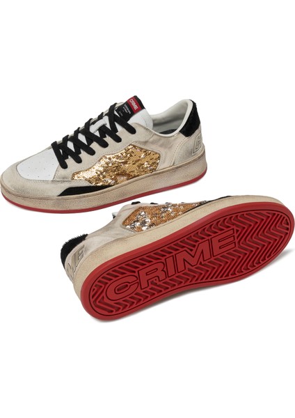 Kadın Sneaker ( Günlük) 21205AA7.51 Crime London Chelsea Gold fırsatları