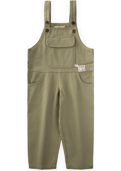 Gabardin Salopet 2-7 Yaş Olive