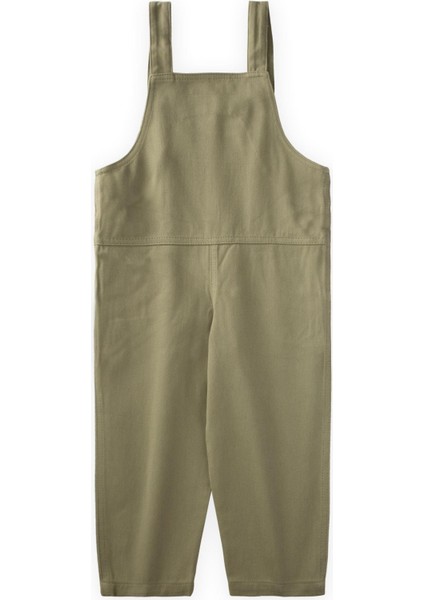 Gabardin Salopet 2-7 Yaş Olive