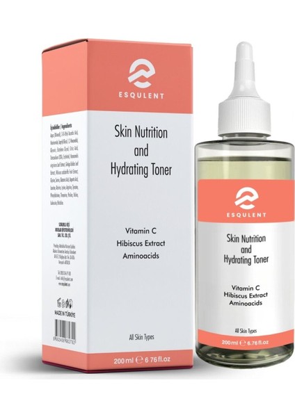Skin Nutrition And Hydrating Toner - Besleyici, Canlandırıcı ve Nemlendirici Tonik 200 ml fiyatları