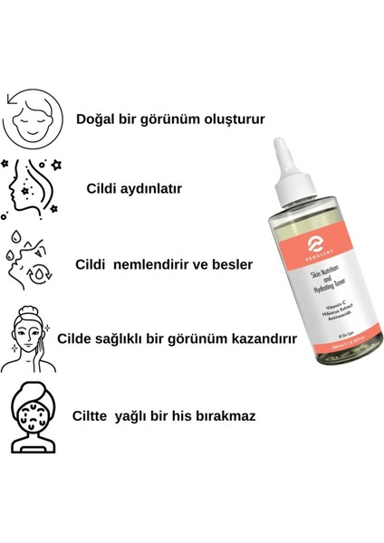 Skin Nutrition And Hydrating Toner - Besleyici, Canlandırıcı ve Nemlendirici Tonik 200 ml modelleri