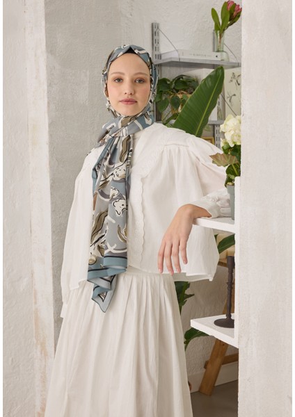 Aspen Desen Şal Mavi fiyatları