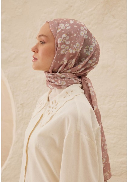 Papatya Desen Rami Şal Gülkurusu modelleri