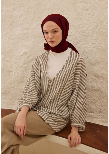 Ince Pamuk Vual Şal Koyu Kırmızı fiyatları