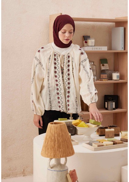 Vual Crash Şal Bordo fiyatları