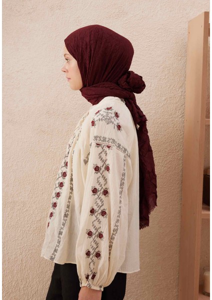 Vual Crash Şal Bordo fırsatları