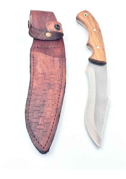 Kamp Outdoor Bıçak 28,5 cm Vaket Deri Kılıfı