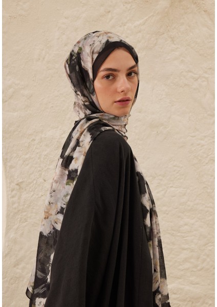 Dora Desen Rami Şal Antrasit