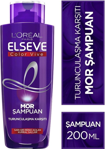 Sarı Saçlara Turunculaşma Karşıtı Mor Şampuan (200 Ml)