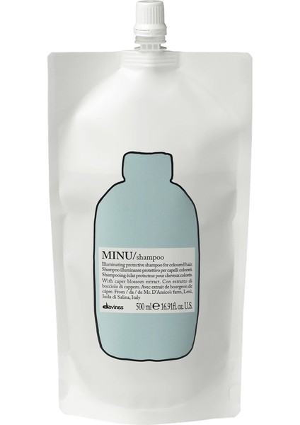 Minu Boyalı Saç Şampuanı Refill 500 ml