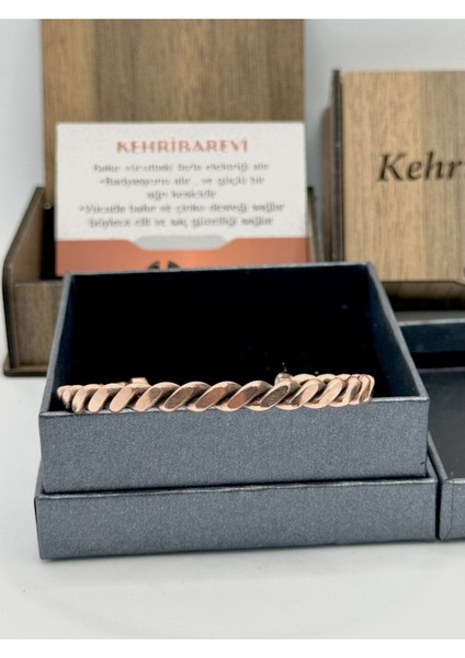 Saf Bakır Ezme Burgu Model Unisex Bakır Bileklik fiyatları