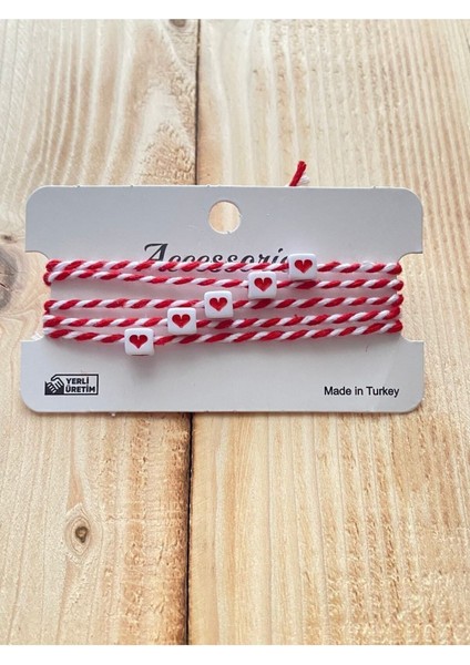 Kalpli Marteniçka Dilek Bilekliği 5 Adet