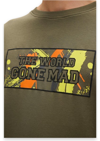 24.02.12.016 Caen Crewneck Erkek Sweatshirt