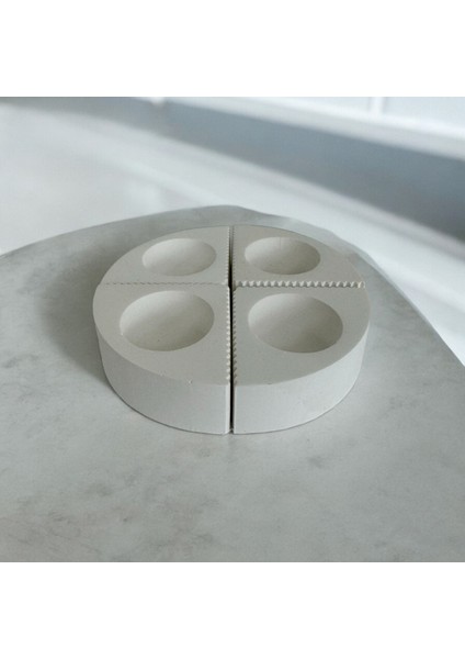 All Tasarım Beton Mumluk- Dekoratif Mumluk-Tealight Mumluk-All Tasarım