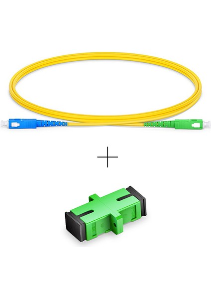 Evlere Kadar Fiber Fiber Internet Kablo Uzatma Paketi (Sc-Pc Sc-Apc Patchcord ve Konnektör)