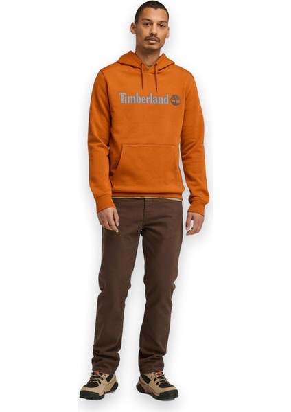 TIMBERLANDTB0A5UKKLINEARLOGOHOODIEERKEKSWEATSHIRT