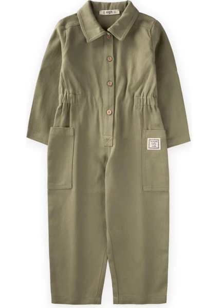 Gabardin Tulum 2-7 Yaş Olive