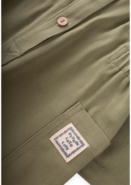 Gabardin Tulum 2-7 Yaş Olive