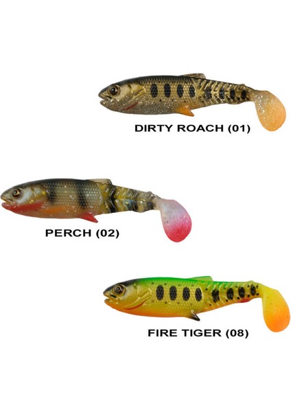 Crafter Shad 10.5cm Silikon Yem (5 Adet) Perch-Standart