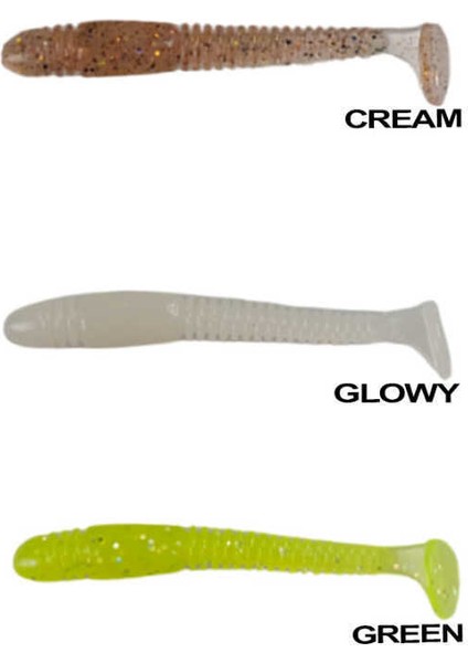 Togo 6cm Silikon Yem (9 Adet) Standart-Glowy