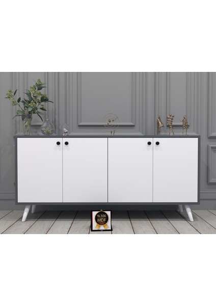 Espino Konsol,tv Ünitesi,dekoratif DOLAP,VITRIN,%100 Mdf,kolay Kurulum