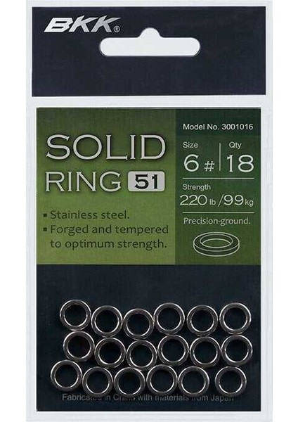 Solid Ring-51 7 16 Pcs
