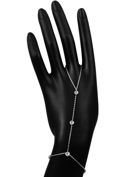 Kadın Gümüş Şahmeran, Doğal Taş, Beyaz, 925 Ayar, Şık ve Zarif Takı