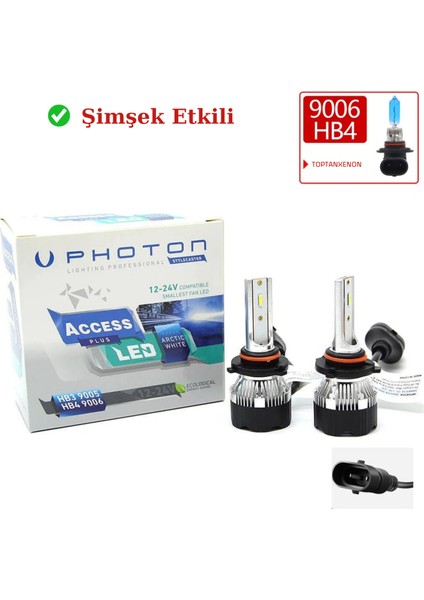 Bmw 3 Serisi E46 Sedan 2001 9006 / Hb4 Sis Far Ampulü Access Led Xenon Beyaz Renk