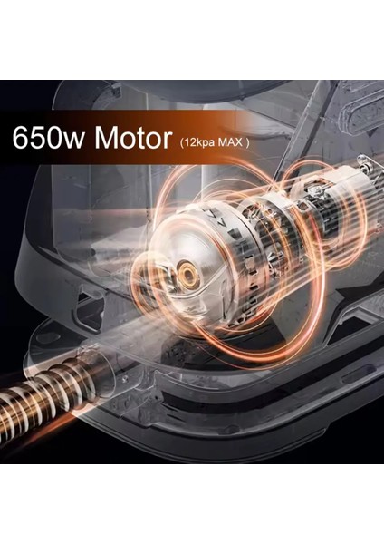 Koltuk, Araç Içi Elektrikli Süpürge ve Temizleme Makinesi 650 W Siyah