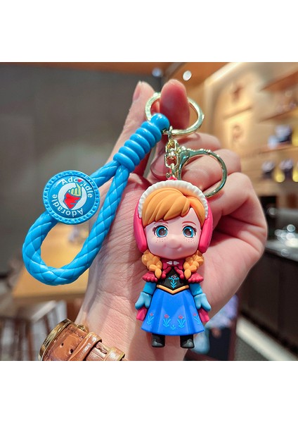 Frozen Anna Çanta Anahtarlığı Dekorasyonu Küçük Hediye (Yurt Dışından)