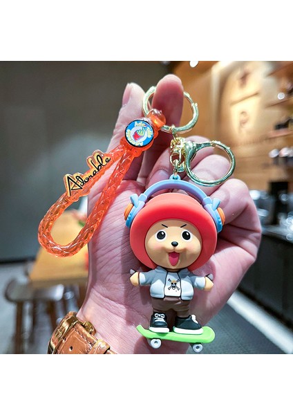 Kaykay Chopper Çanta Anahtarlığı Dekorasyonu Küçük Hediye (Yurt Dışından)