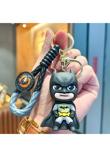 Süper Kahraman Batman Çanta Anahtarlığı Dekorasyonu Küçük Hediye (Yurt Dışından)