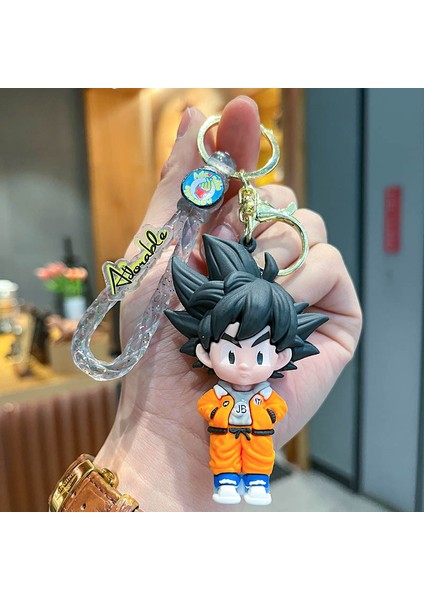 Dragon Ball Goku Çanta Anahtarlığı Dekorasyonu Küçük Hediye (Yurt Dışından)