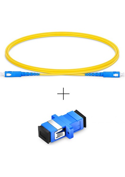 Fiber Internet Kablo Uzatma Paketi (Sc-Pc Sc-Pc Patchcord ve Konnektör)