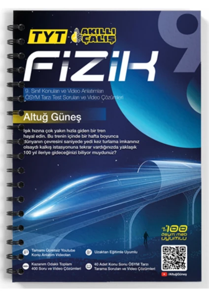 Altuğ Güneş Yayınları TYT Fizik 1. Kitap - Altuğ Güneş