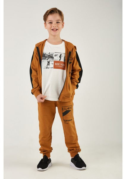 SGE-1220 Serbend Erkek Garson Fermuarlı Sweatshirt
