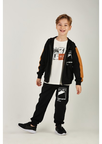 SGE-1220 Serbend Erkek Garson Fermuarlı Sweatshirt