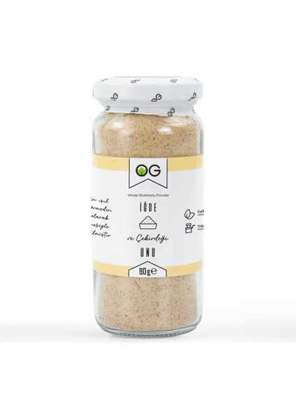 OG Natural İğde ve Çekirdeği Unu 80 Gr