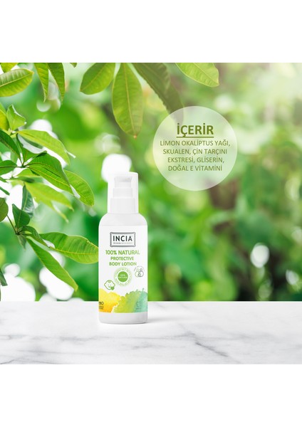 %100 Doğal Koruyucu Vücut Losyonu Sprey Yenidoğan Bebek Çocuk İçin Limon Okaliptus Vegan 100 ml