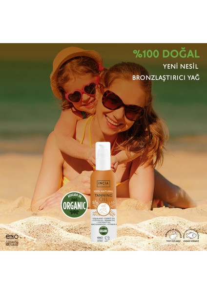 %100 Doğal Bronzlaştırıcı Yağ Organik Avokado Yağı Yoğun Bronzlaştırıcı Kakao Havuç Susam 150 ml