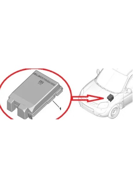Sigorta Kutu Kapak Peugeot Partner, Citroen Berlingo 6556.X9 2003-2009 fiyatları