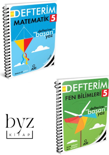 2025 Yeni Müfredat 5.sınıf Matematik Defterim—fen Bilim Defterim Set